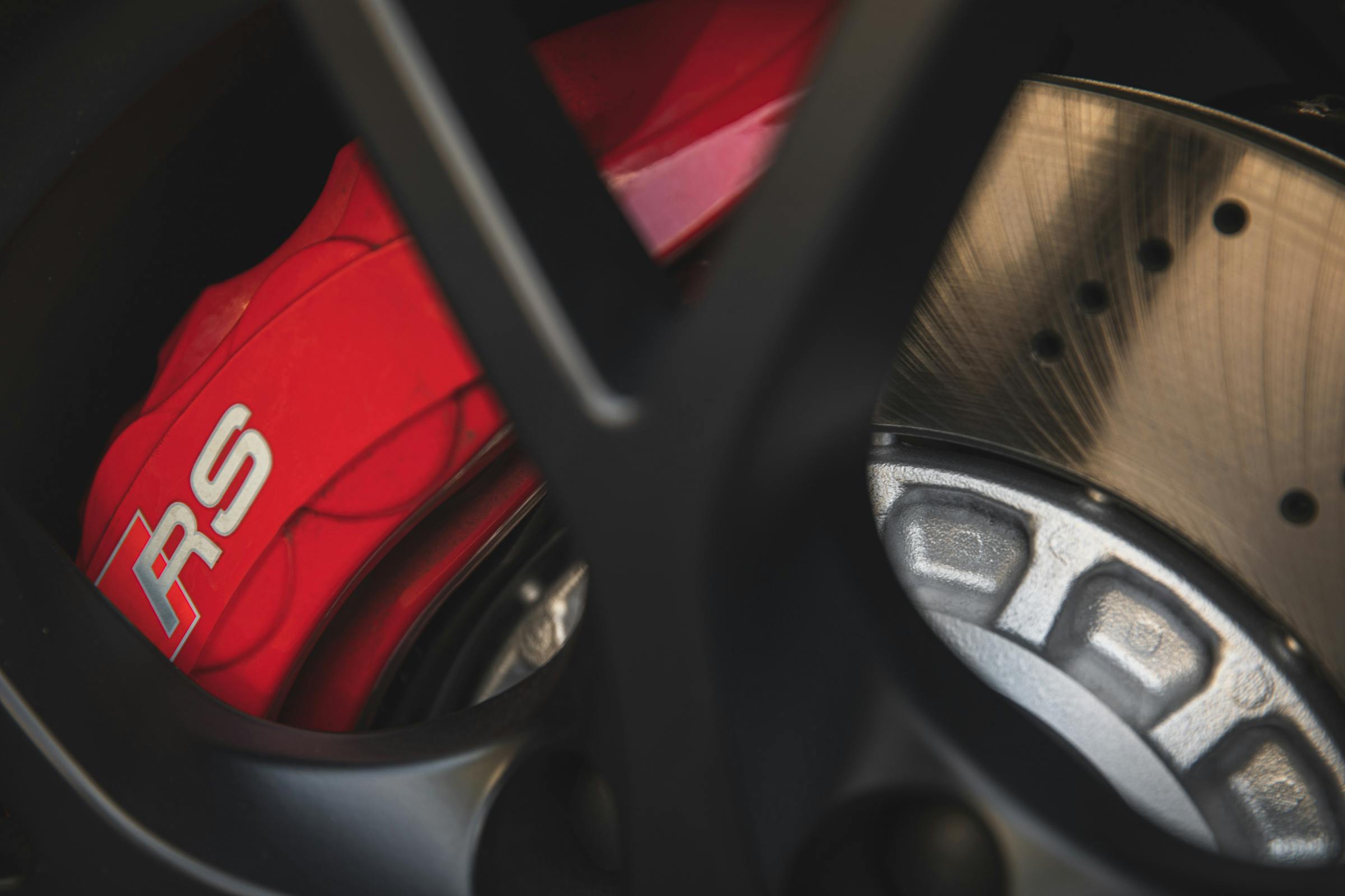 2022 Audi RS 3 brake caliper rotor detail