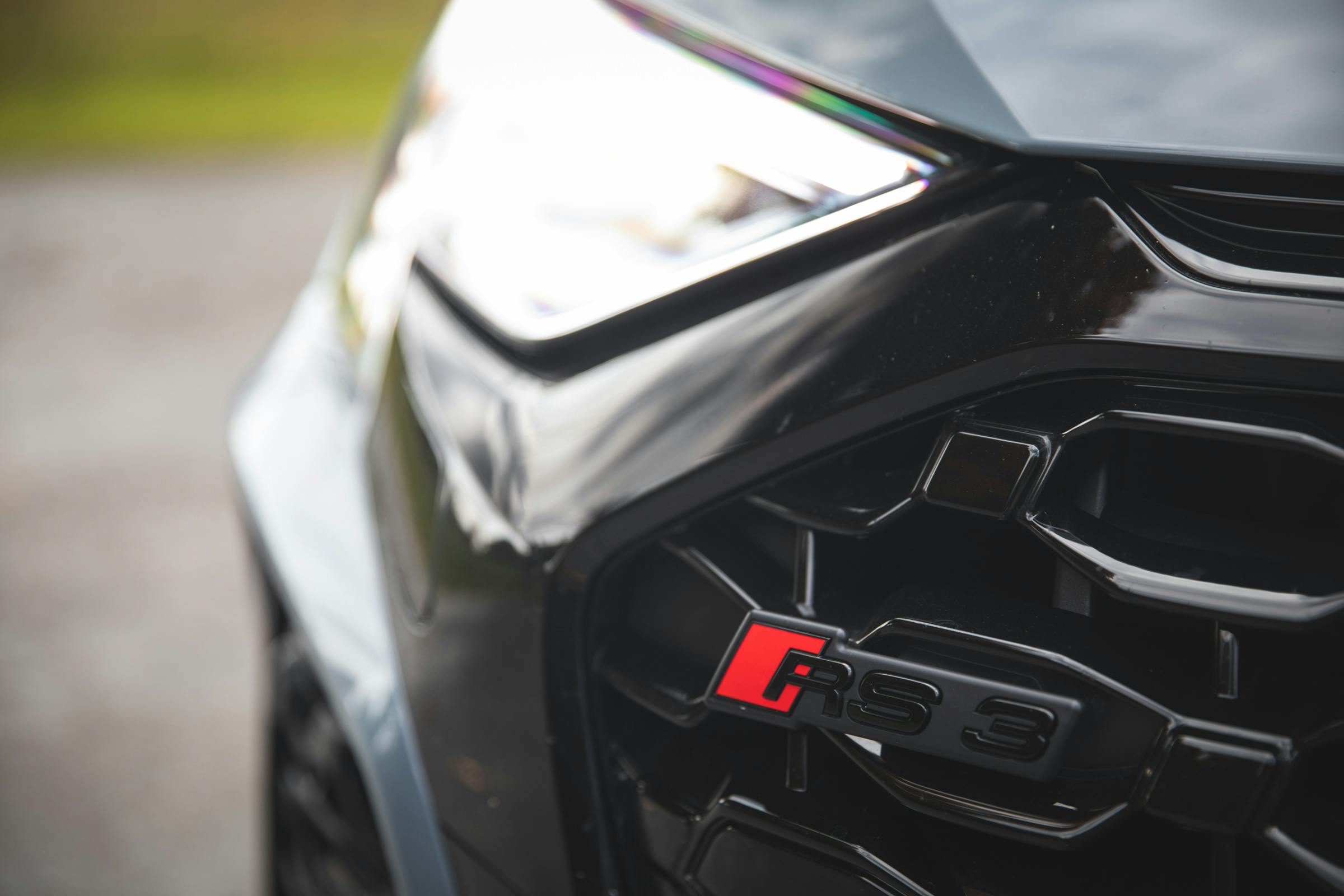 2022 Audi RS 3 grille emblem detail