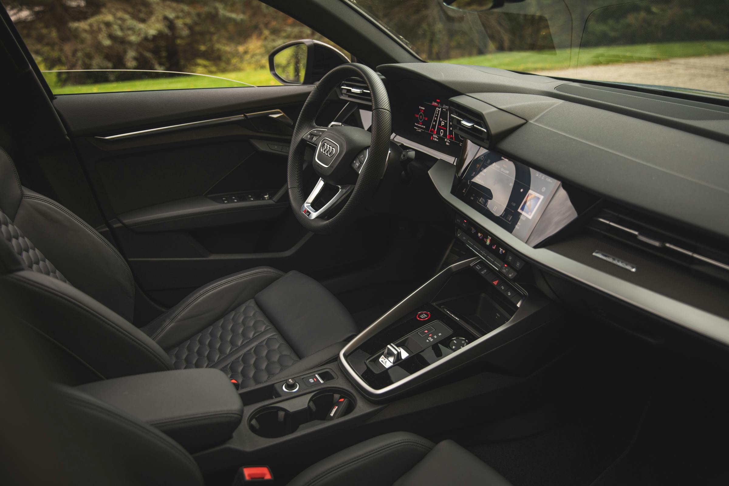 2022 Audi RS 3 interior passenger side angle