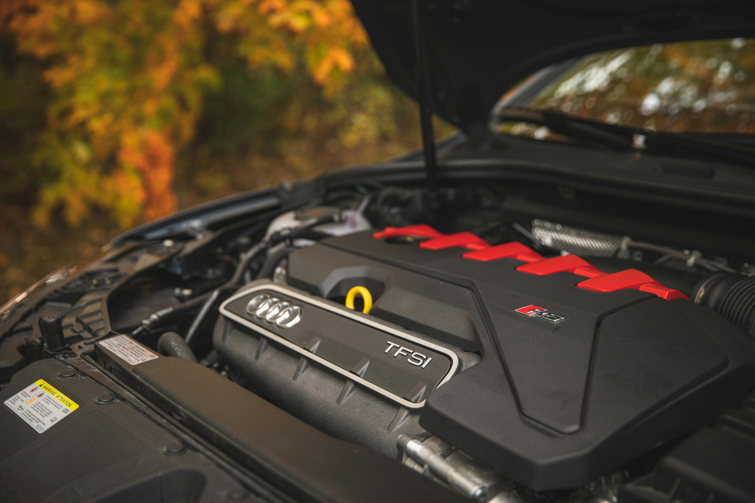 2022 Audi RS 3 engine TFSI closeup