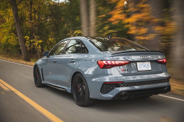 2022 Audi RS 3 rear three quarter