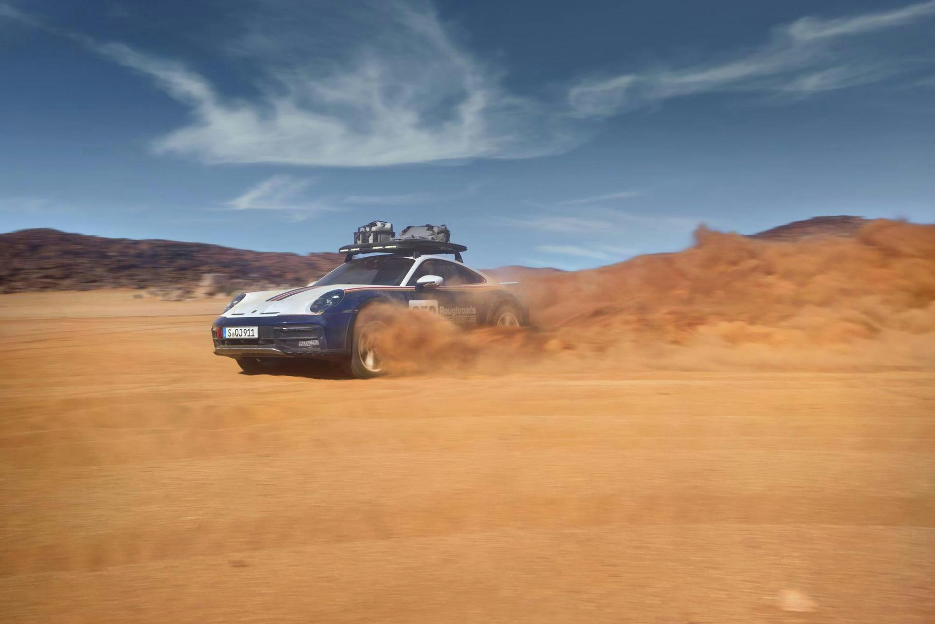 The Porsche 911 is now a Dakar-inspired off-roader, roof tent optional
