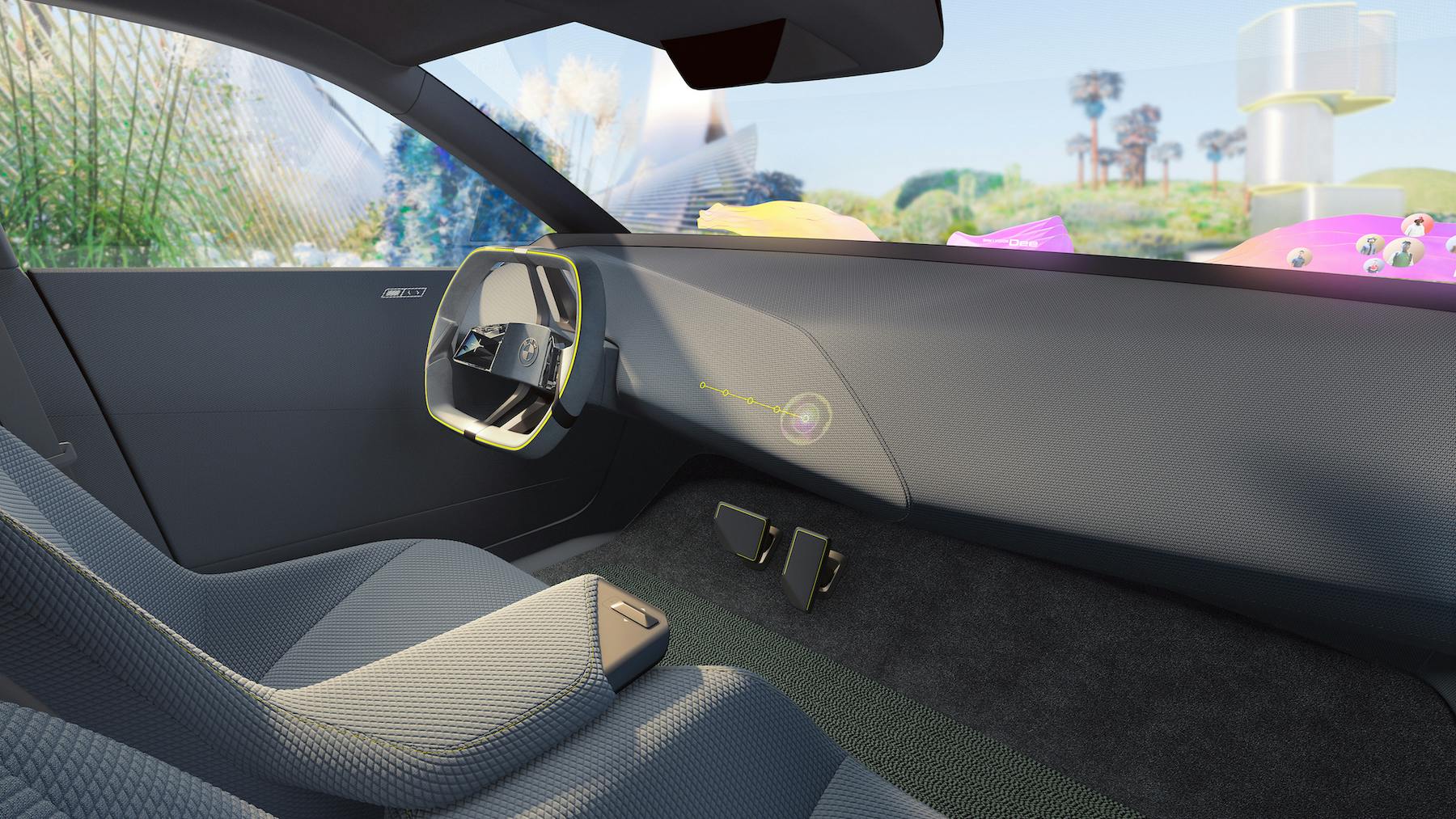 BMW Futuristic Generation Cars Rendering interior