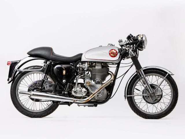 1955 BSA 520cc Gold Star side profile