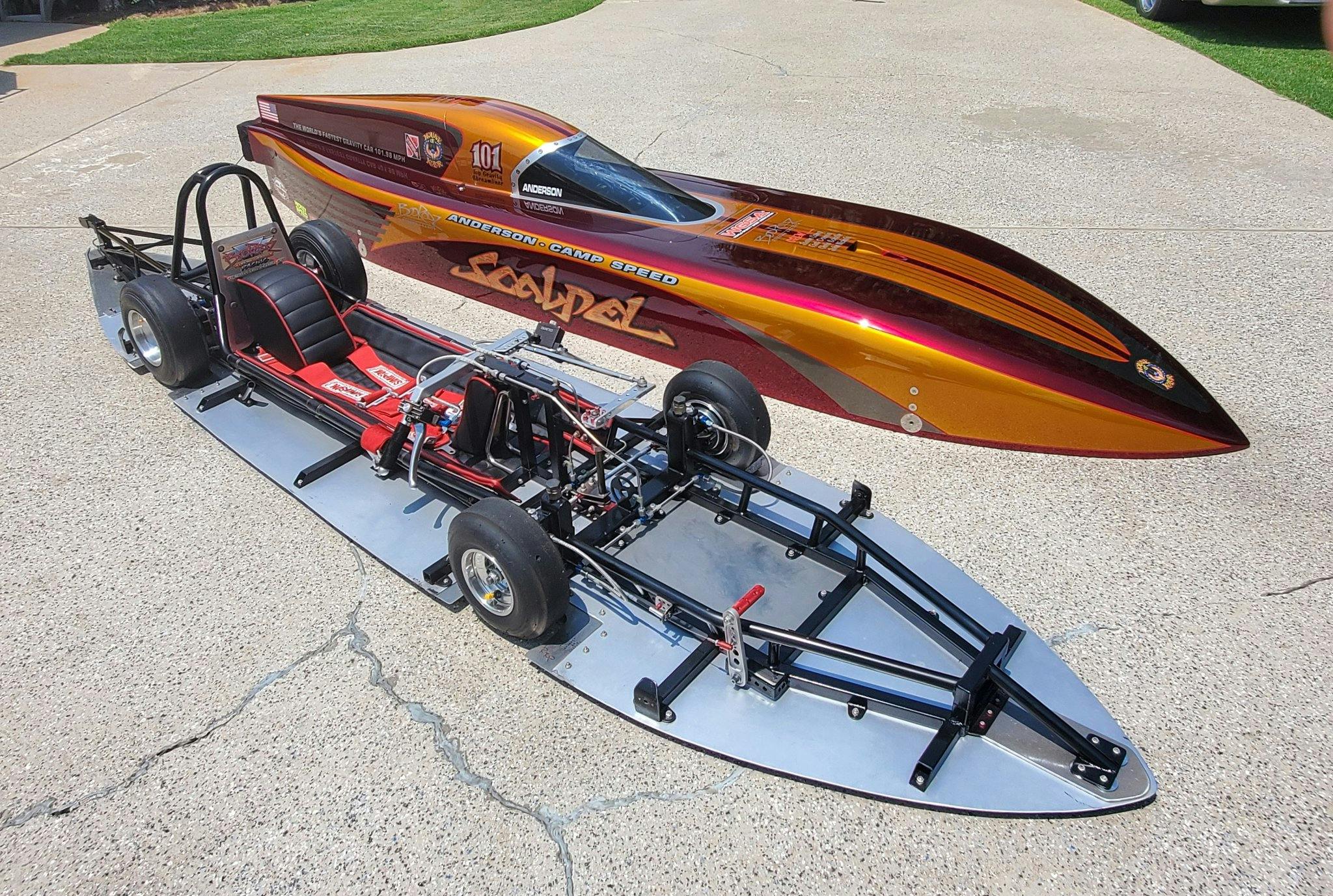 Homegrown: "Atomic Scalpel" tops 100 mph with gravity alone