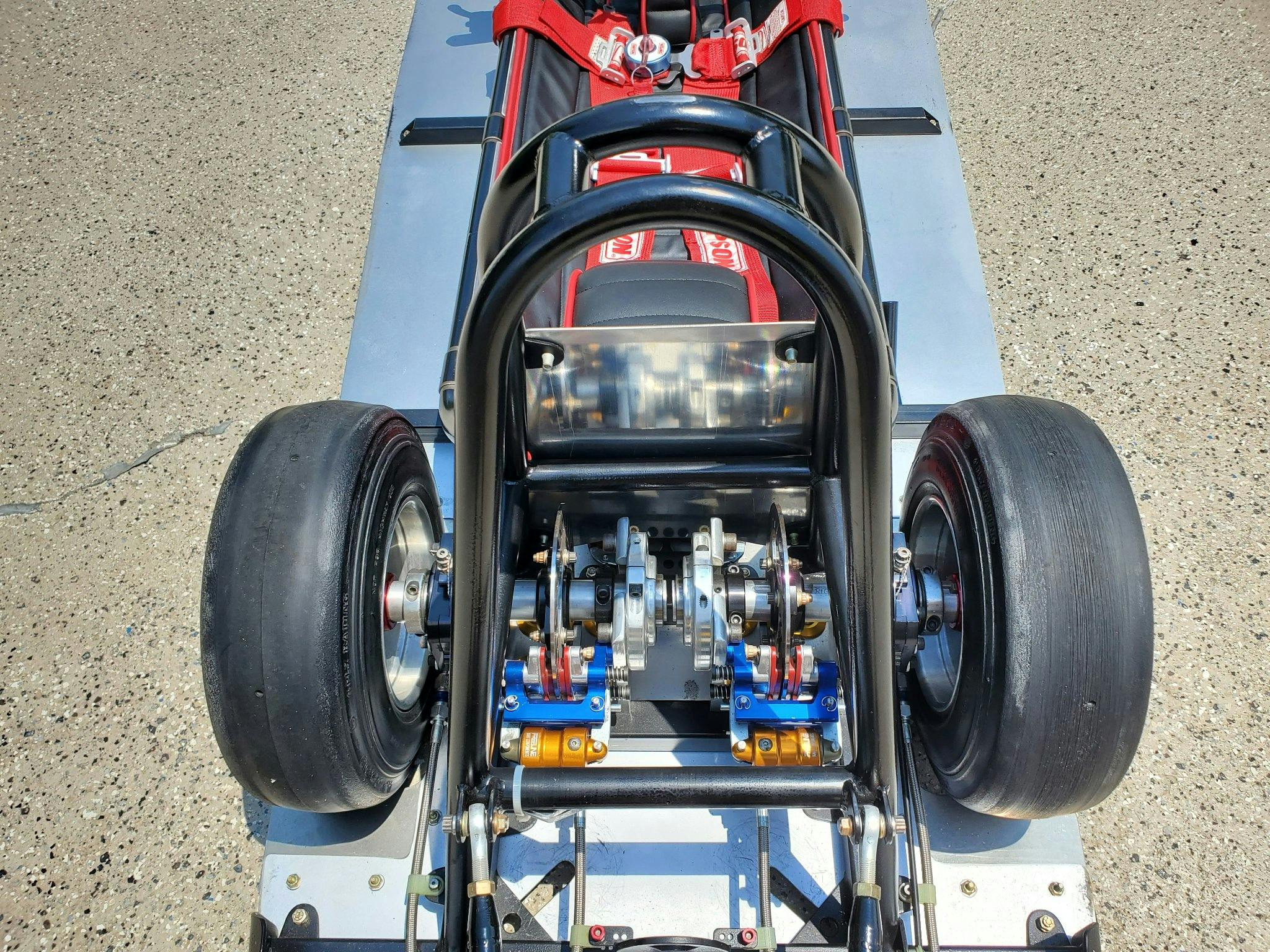 Bodrodz Xtreme Gravity streamliner race car rear wheel hubs
