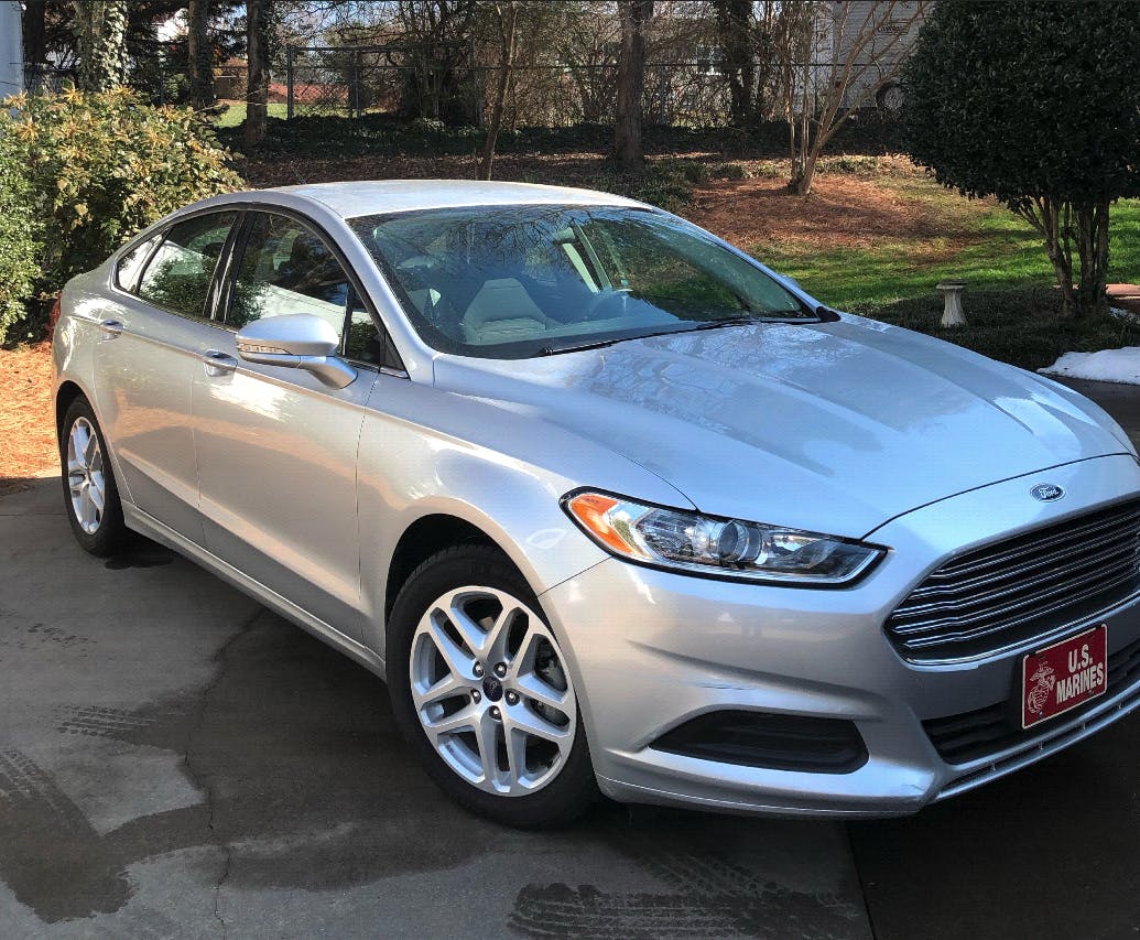 Carvana Ford Fusion sale front three quarter