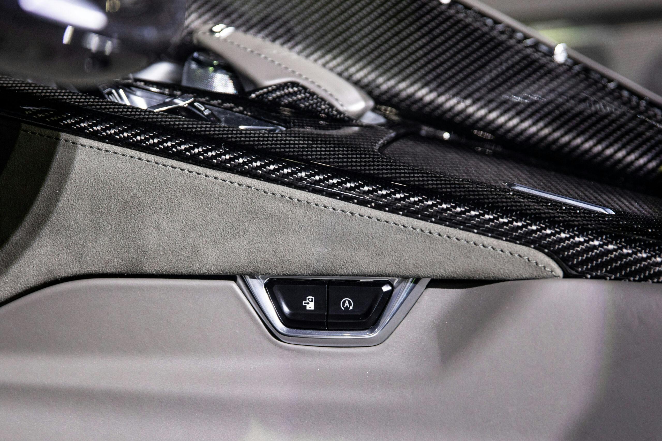 New Corvette E-Ray hybrid interior material
