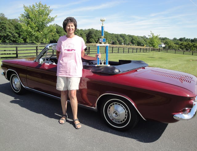 1964 Monza Corvair show winning car Valerie Liston