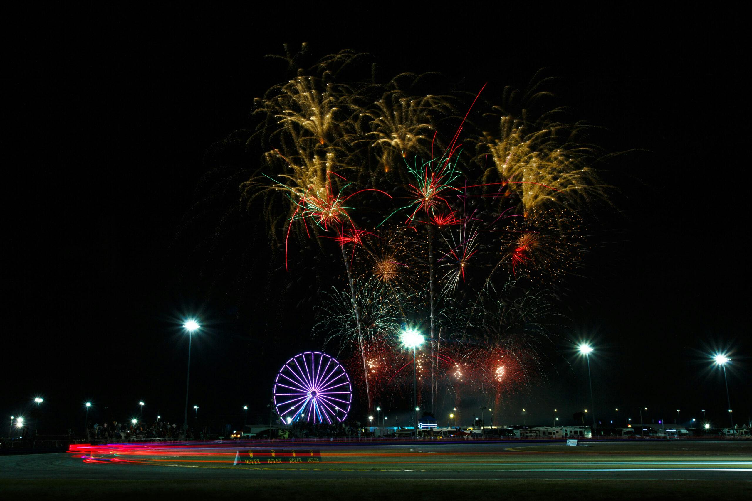 2023 Rolex 24 at Daytona fireworks