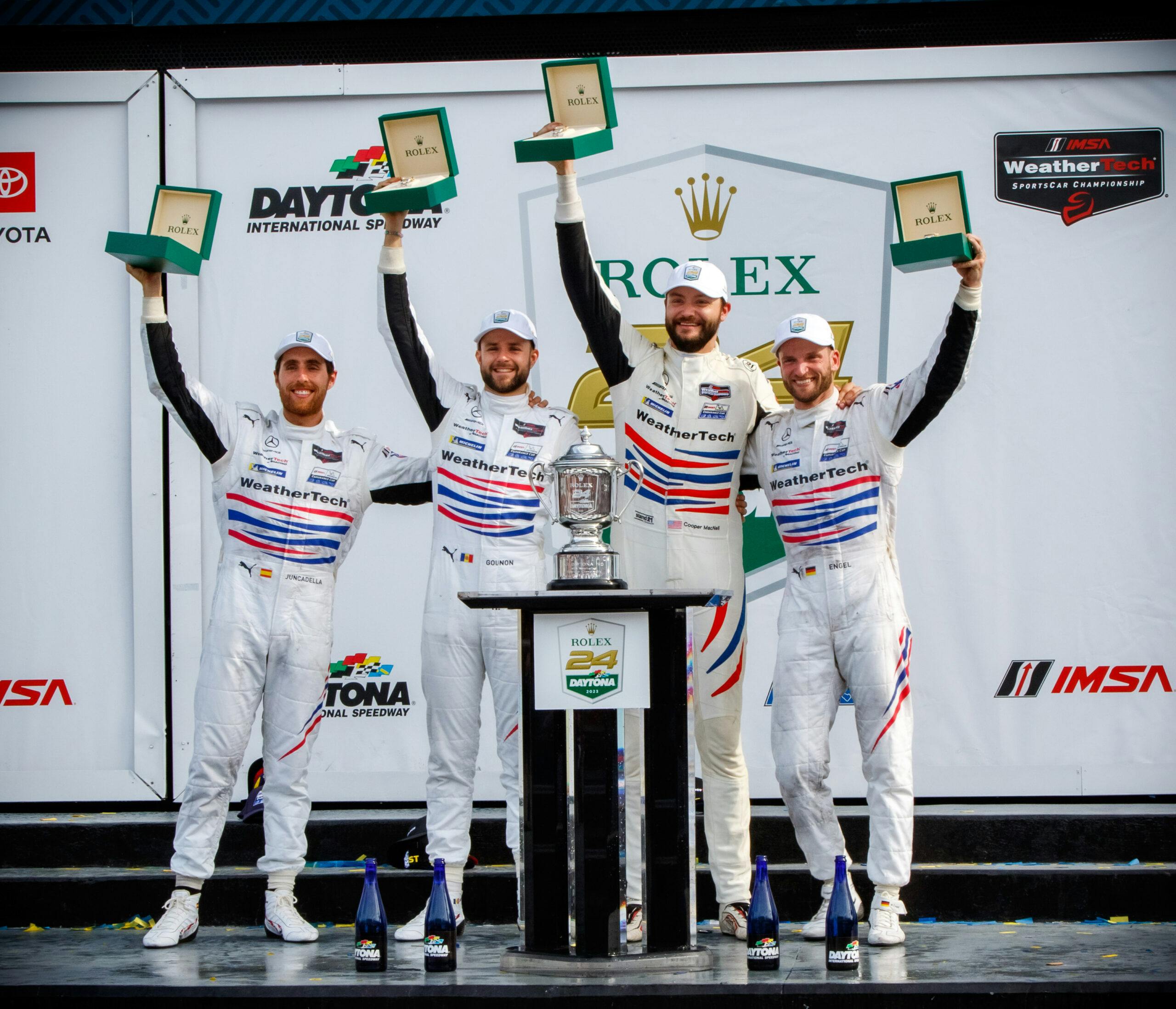 GTD Pro Class Winners #79 WeatherTech Racing.