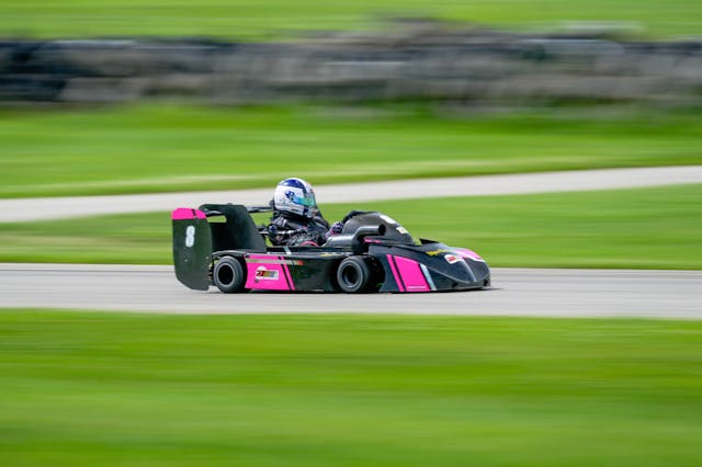 Dart Kart Club Racing Motorsports Group pan action