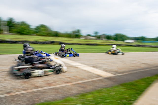 Dart Kart Club Racing Motorsports Group pan action