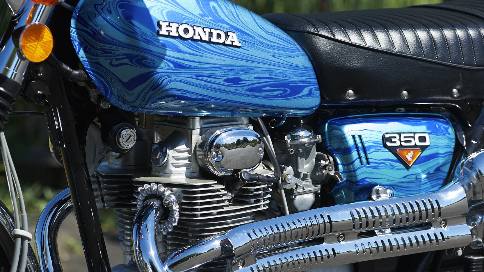 Honda Blue Dragon pattern detail