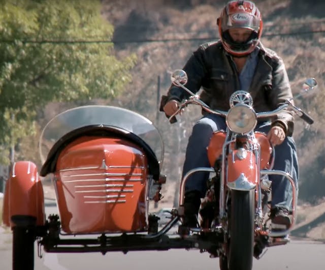 Jay Leno Indian Motorcycle Riding