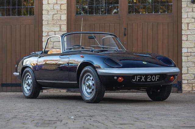 Lotus Elan front three quarter black