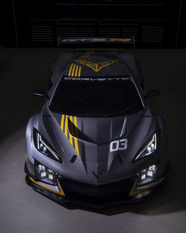 2024 Chevrolet GT3 R Race Car front high angle