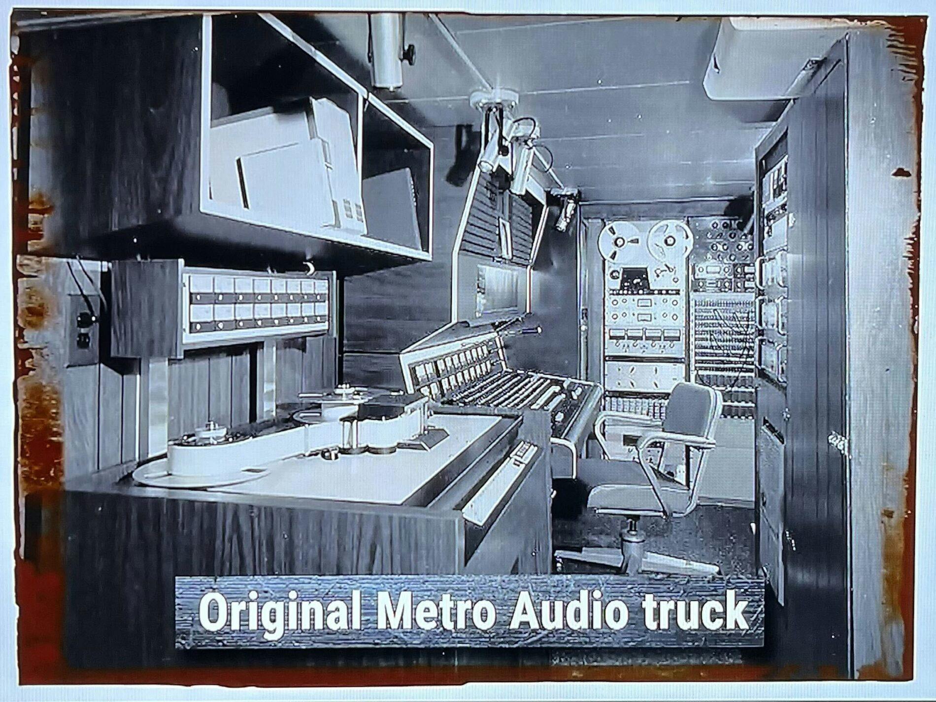 Third Man Records recording truck interior