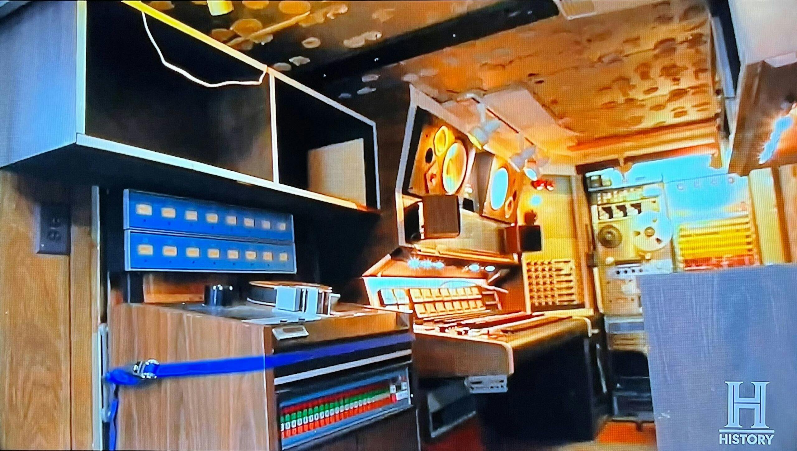 Third Man Records recording truck interior