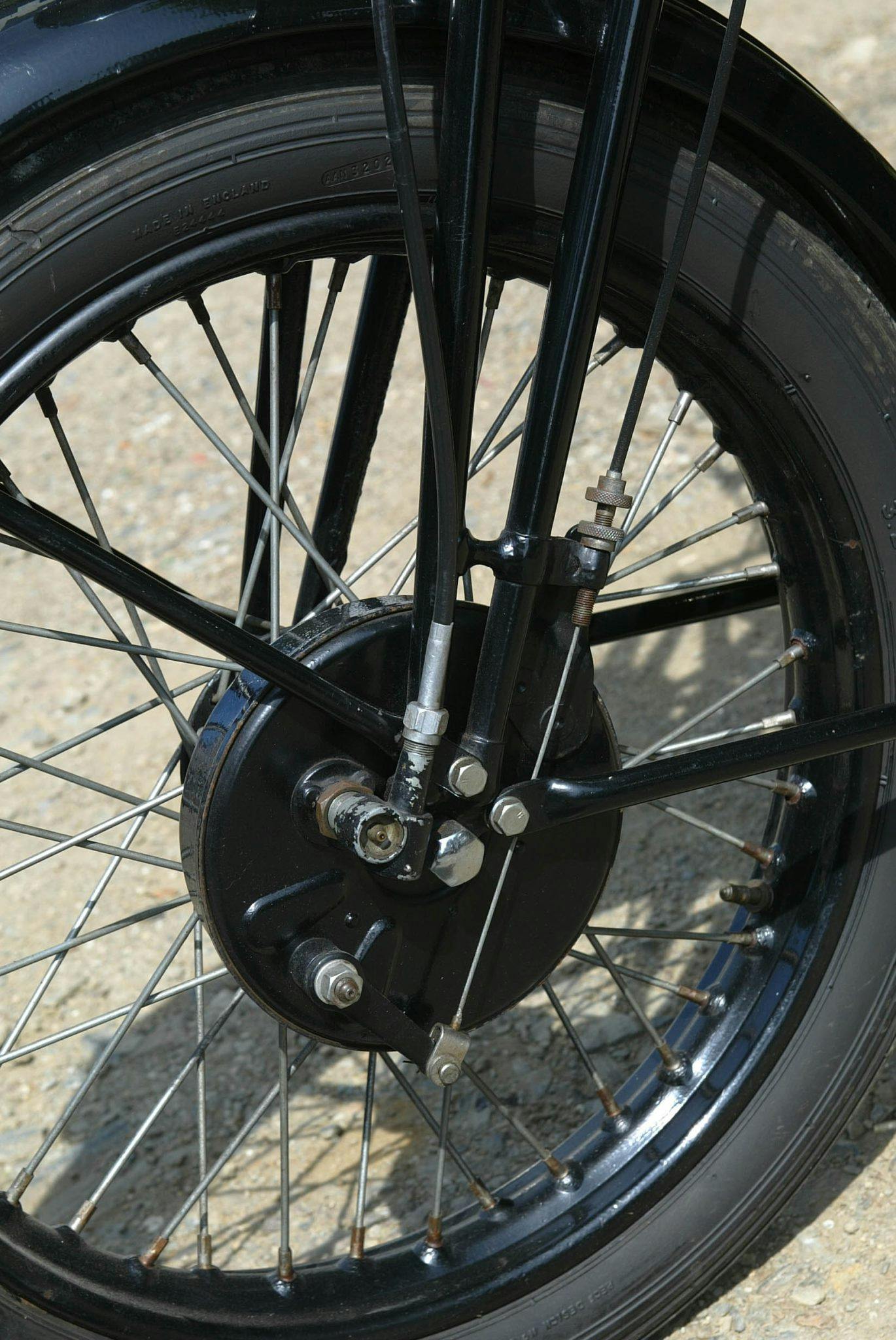 Norton Model 18 Motorcycle wheel spoke