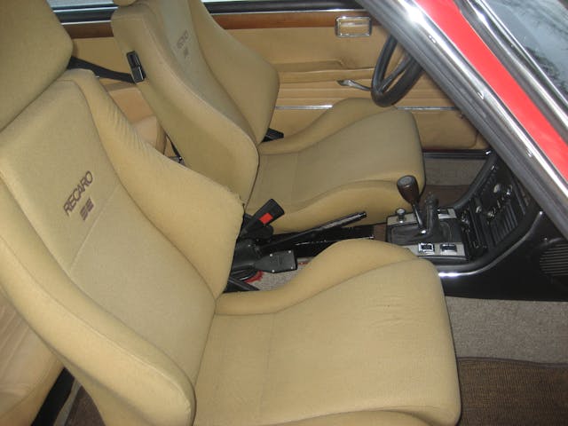 Recaro interior seat design tan plain
