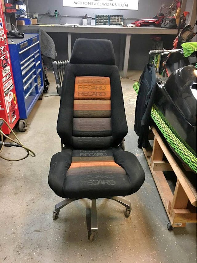 Orange Spectrum Recaro Office Chair