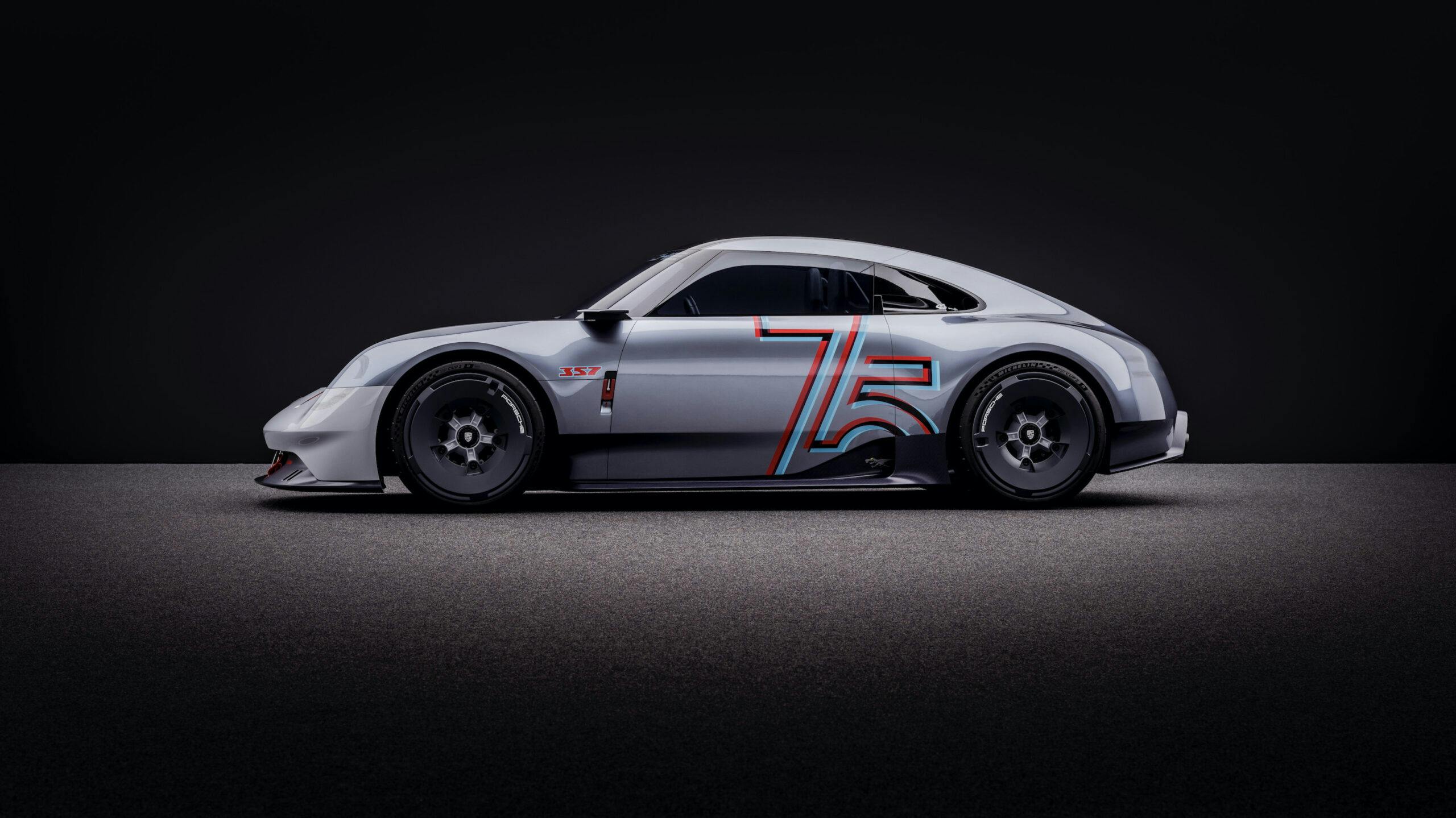 Porsche 357 design study exterior driver's side profile