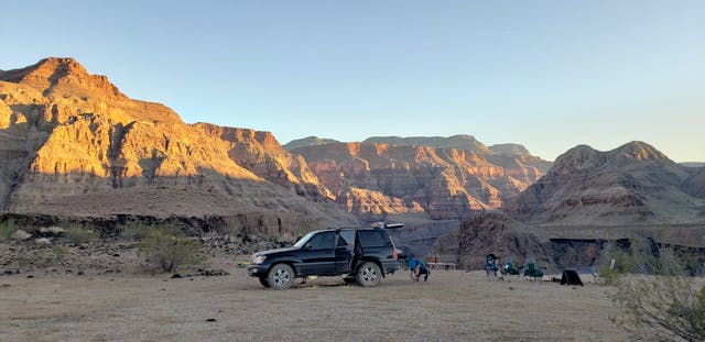 Lexus SUV off-road american southwest mountain camping