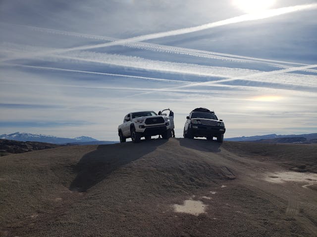 Lexus SUV off-road american southwest backcountry camping