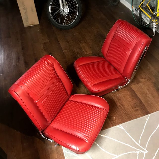 refinished Corvair seats diy luxury