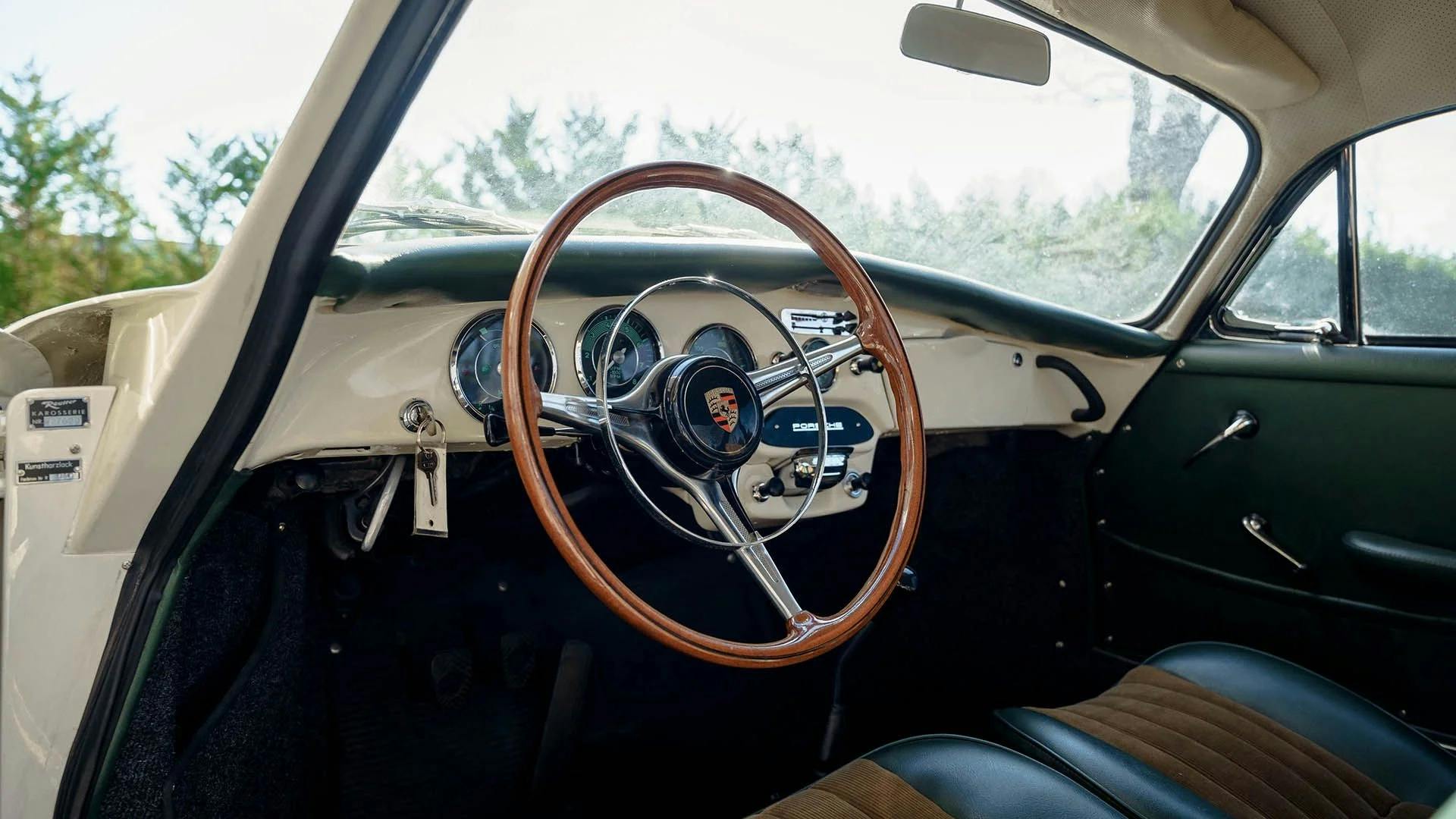 1964 Porsche 356 Carrera 2 Coupe interior