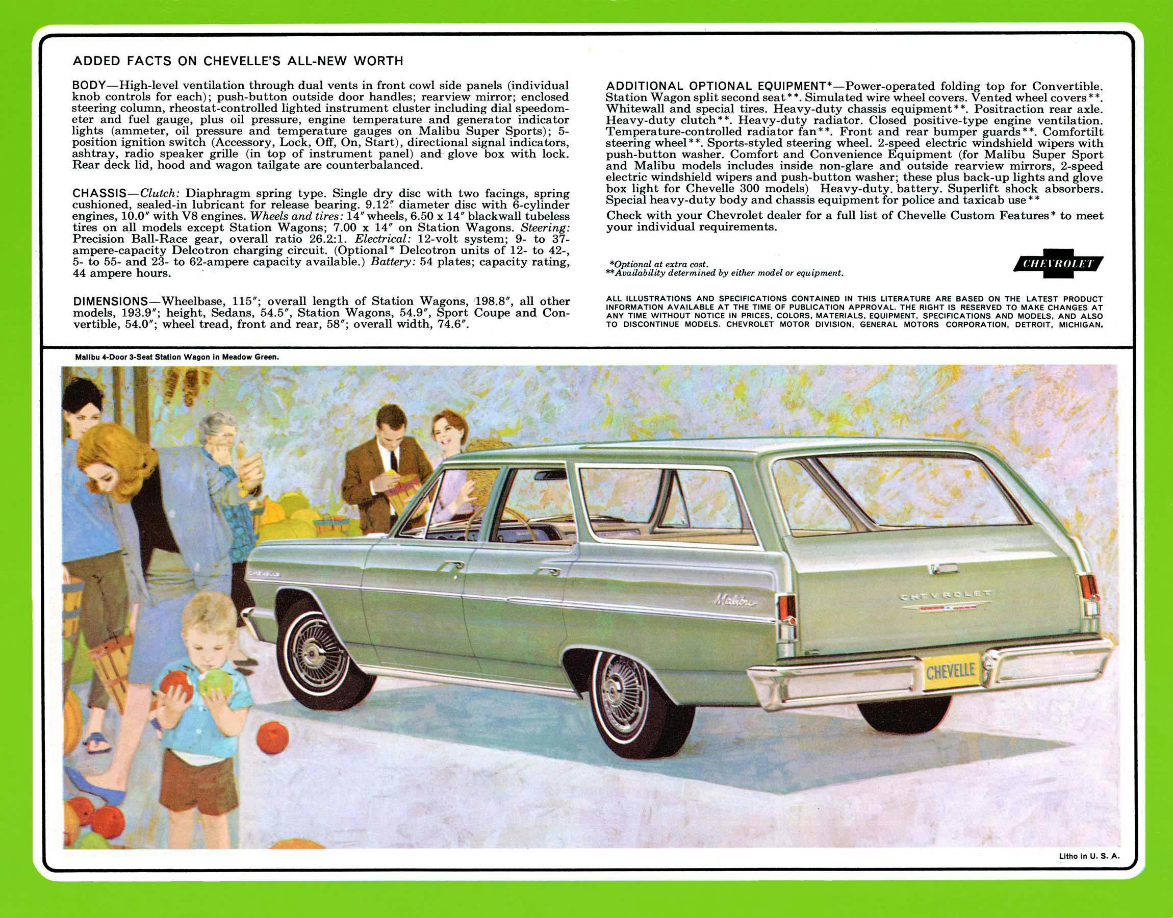1964 Chevrolet Chevelle Brochure