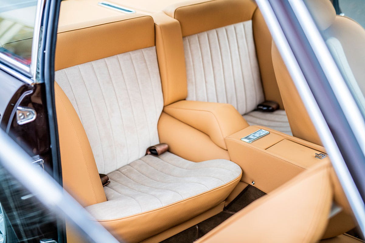 1969 Lamborghini Islero GTS interior rear seat
