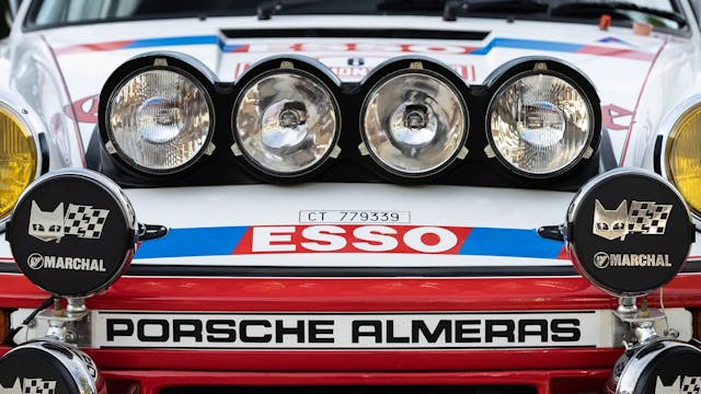 1979 Porsche 911 SC Eminence rally lights