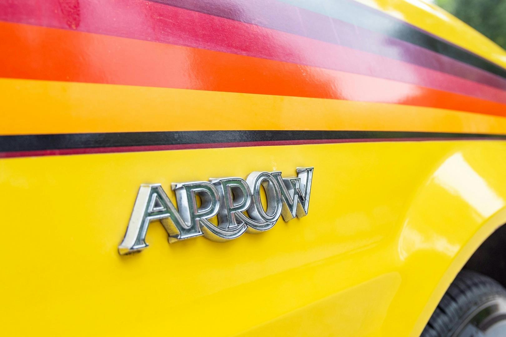 1980 Plymouth Arrow badge detail