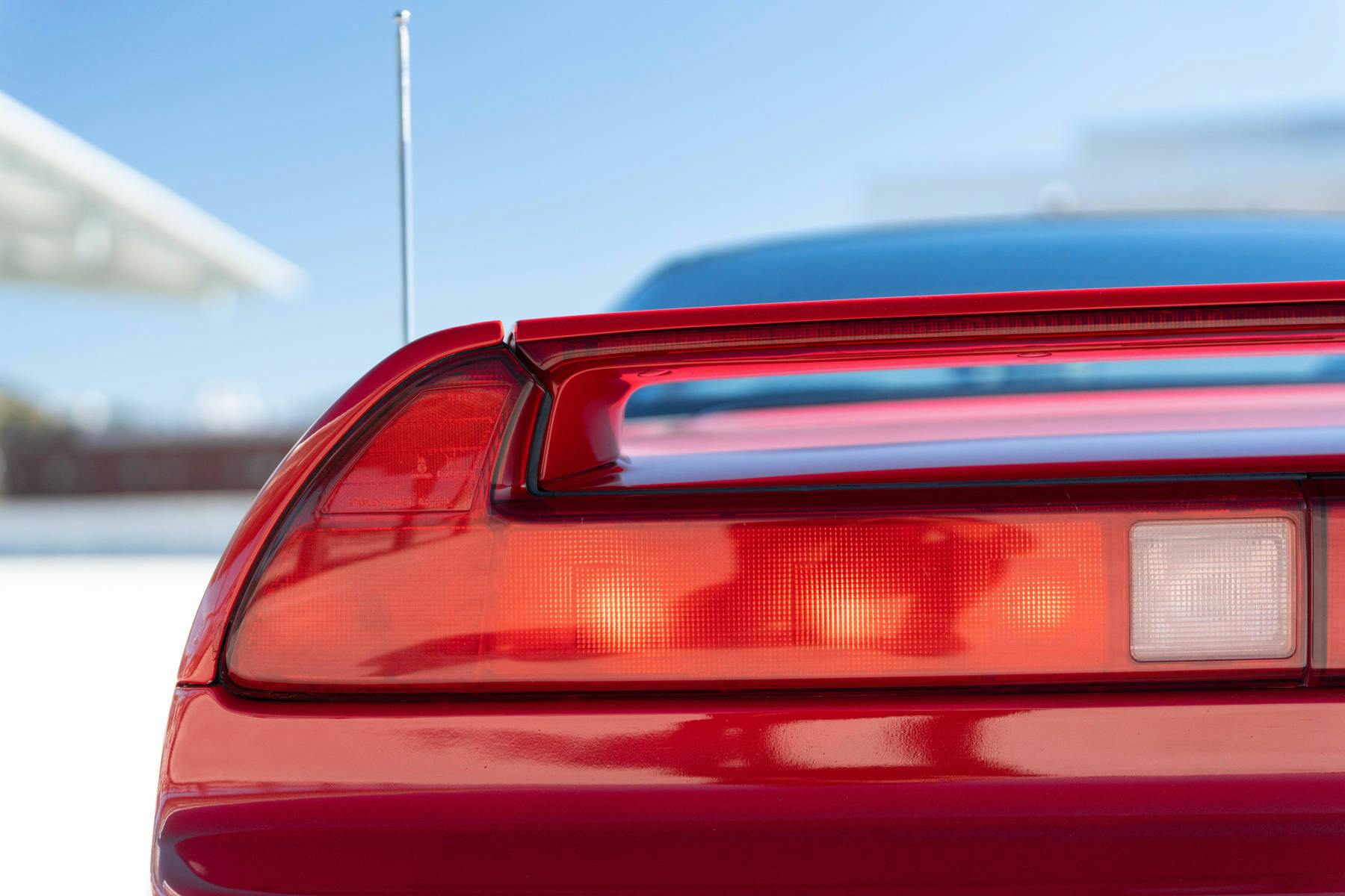 1991 Acura NSX red rear wing taillight