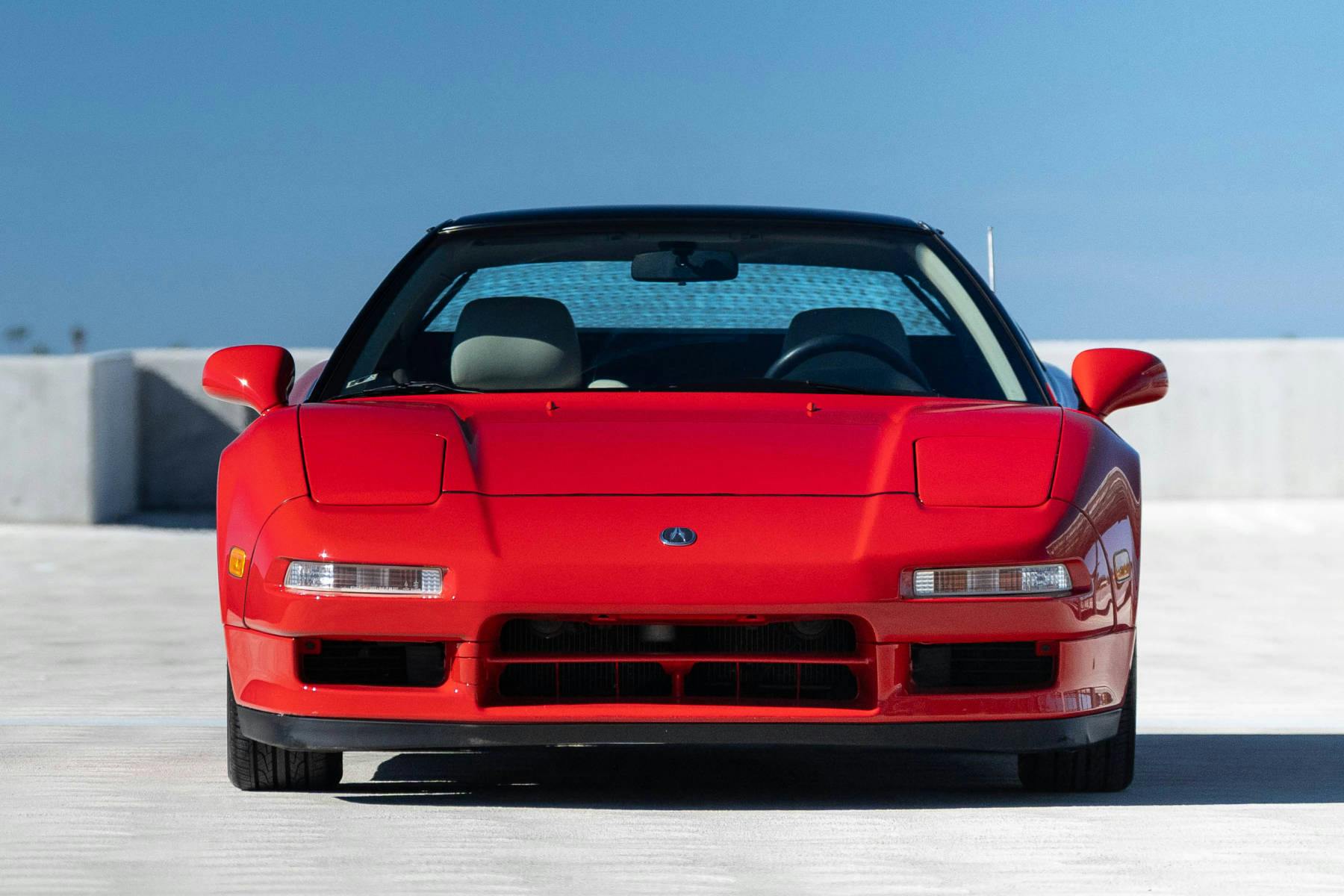 1991 Acura NSX red front