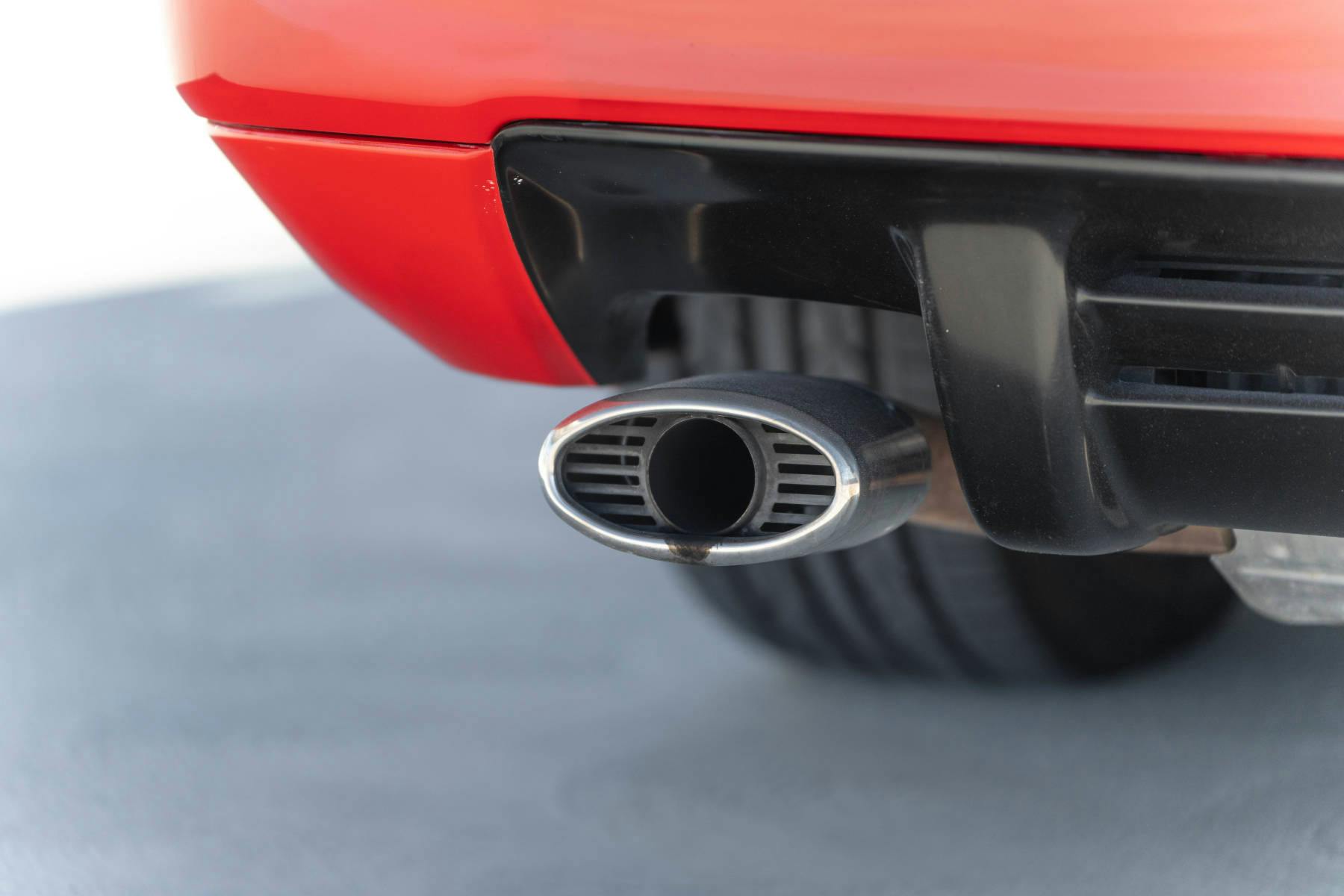 1991 Acura NSX red tailpipe