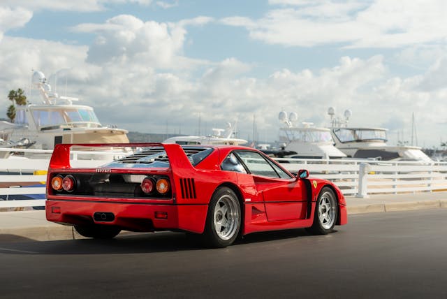 1992 Ferrari F40 rear three quarter