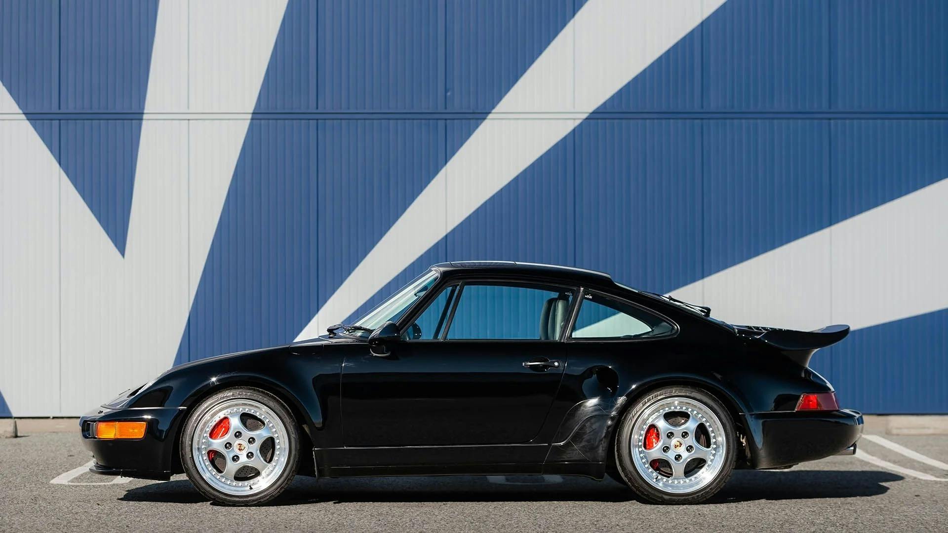 1994 Porsche 911 Turbo S Flachbau side profile