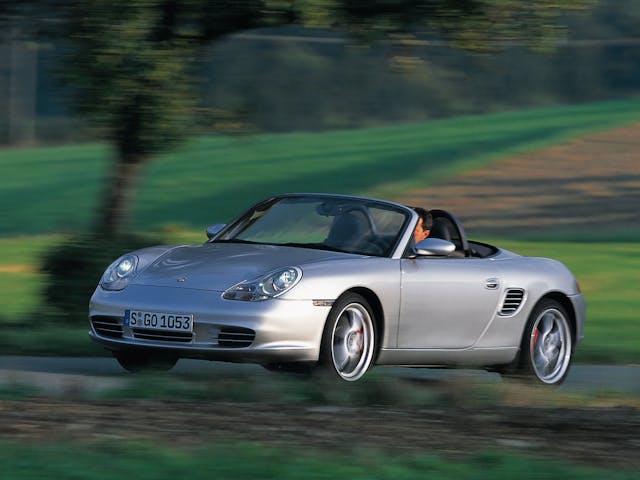 2004-Porsche-Boxster-S front three quarter