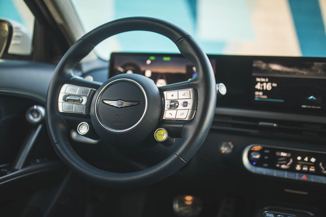 2023 Genesis GV60 Performance interior wheel focus