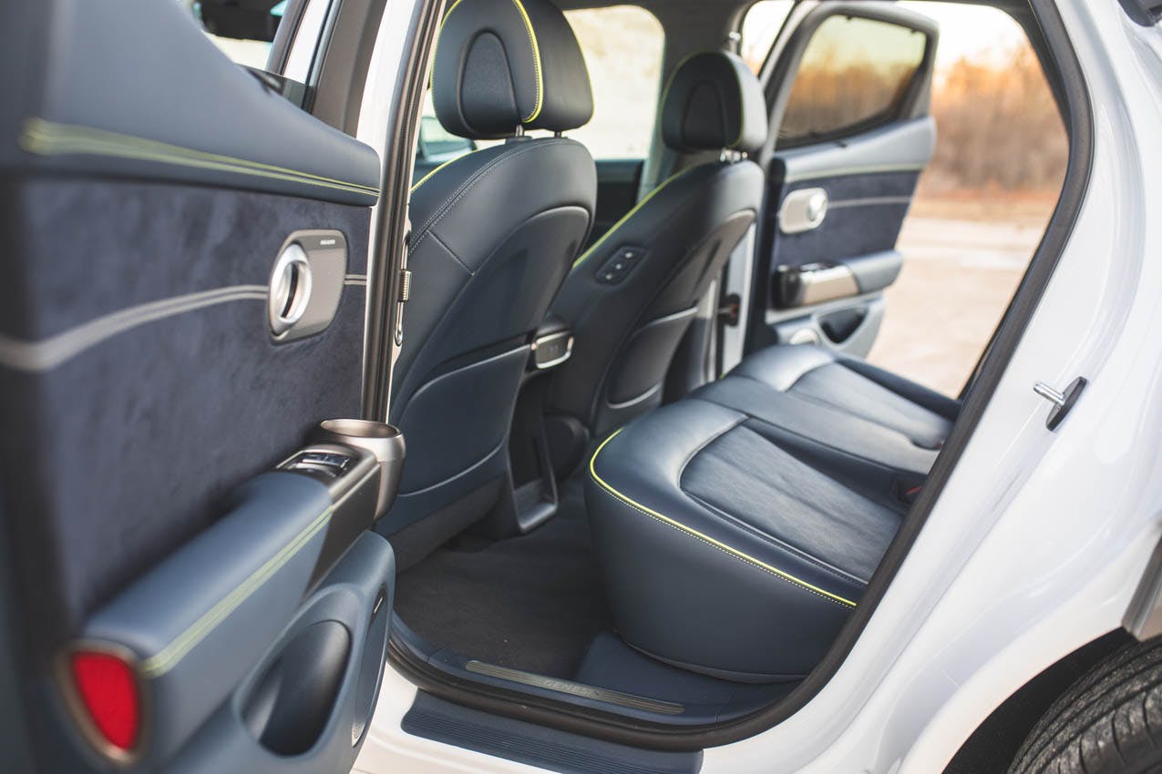 2023 Genesis GV60 Performance interior rear seat legroom