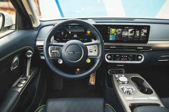 2023 Genesis GV60 Performance interior front cabin area