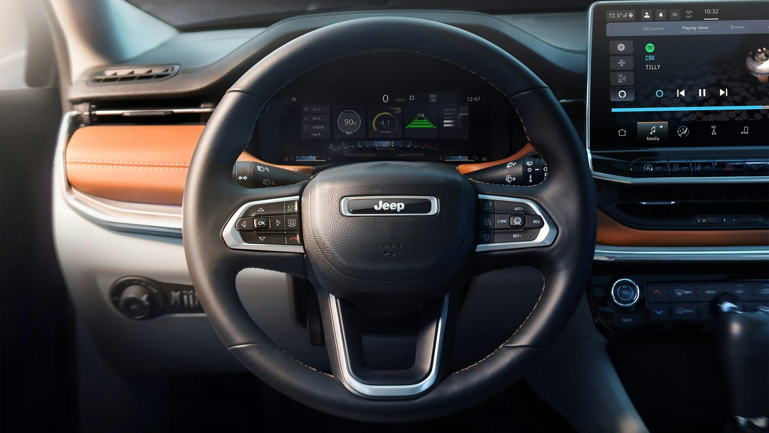 2023 Jeep Compass steering wheel