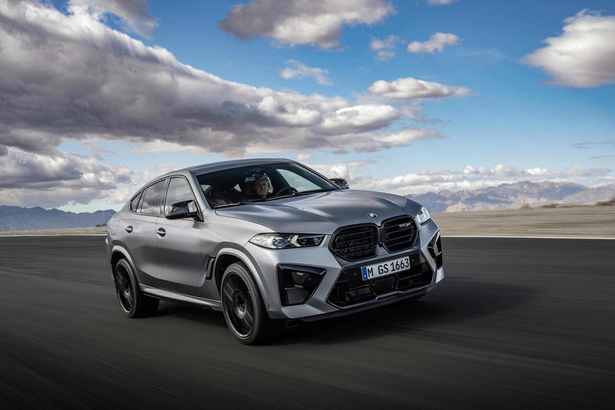 2024 BMW X6 M Competition exterior driving front end