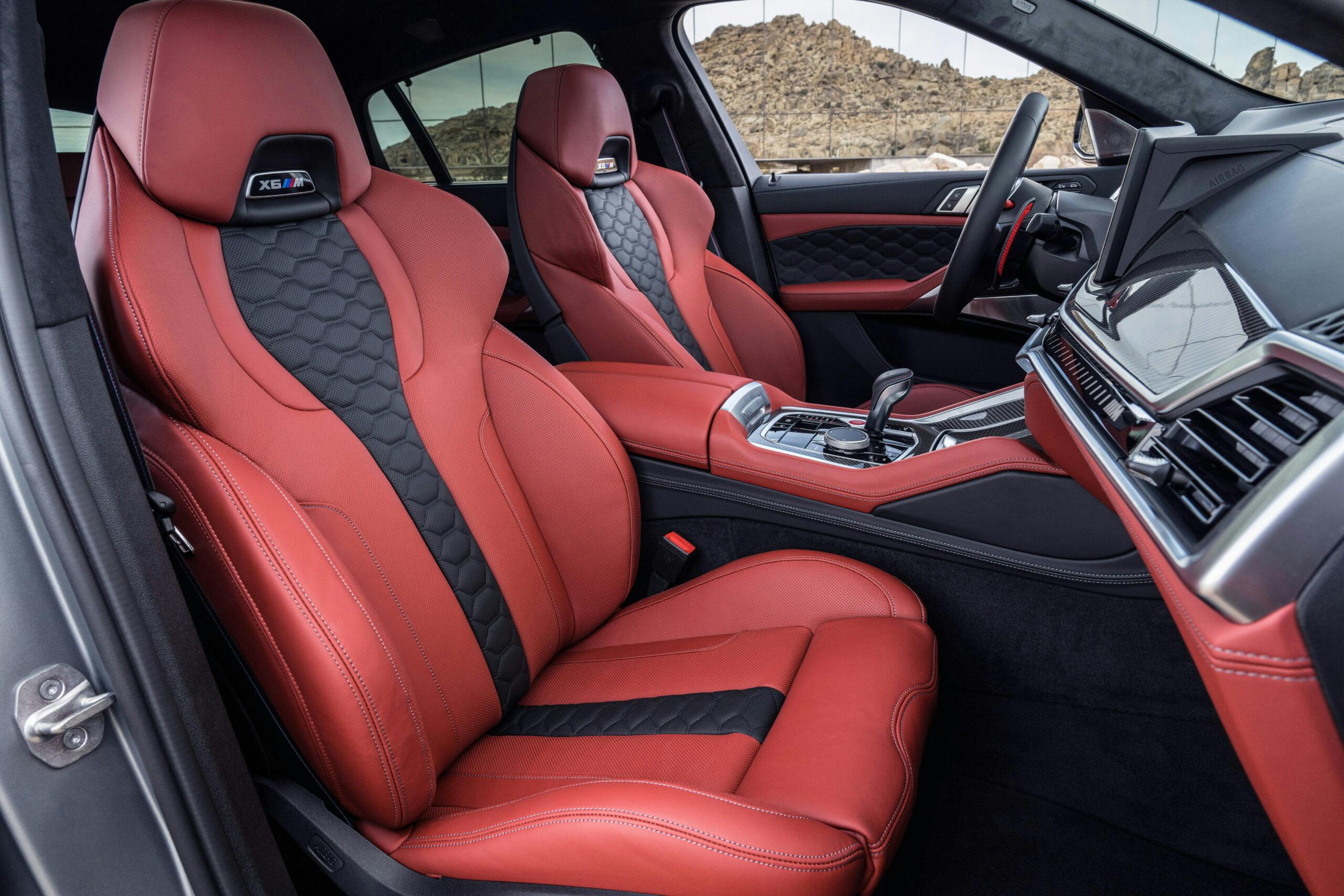 2024 BMW X6 M Competition interior seats