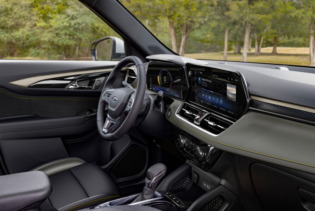 2024 Chevrolet Trailblazer ACTIV interior screen and controls detail