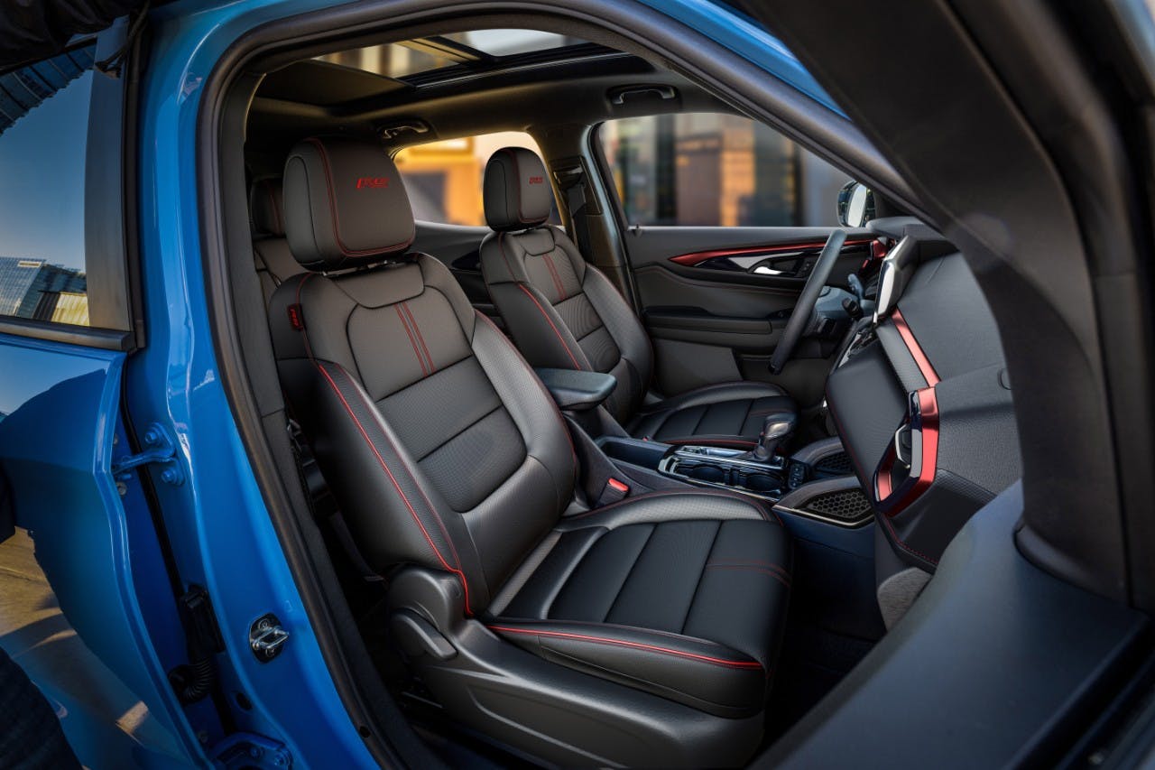 2024 Chevrolet Trailblazer RS interior from passenger side