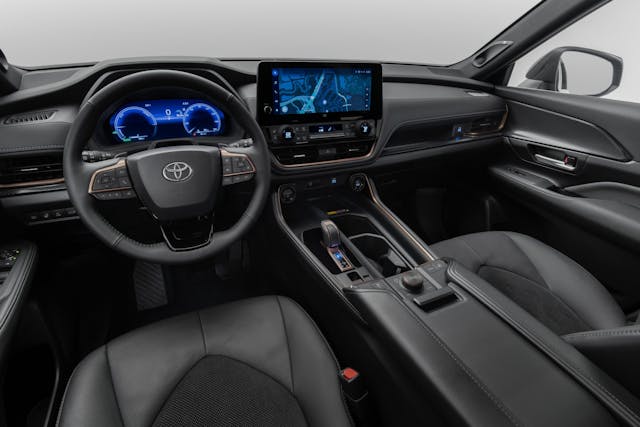 2024 Toyota Grand Highlander interior front cabin area